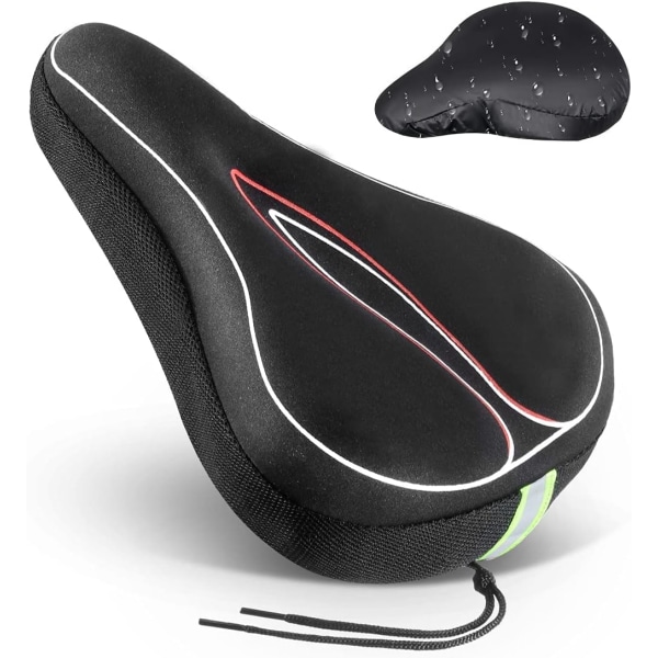 Cykelsadelbetræk, Memory Foam Cykelsadel Komfortbetræk 18 x 28c