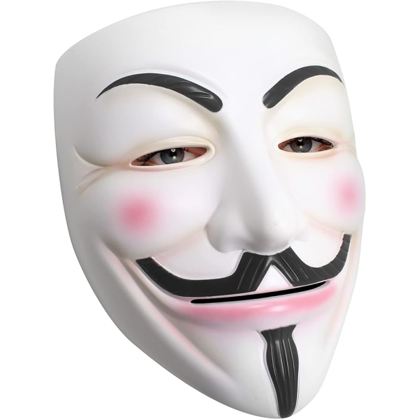V for Vendetta Hacker Mask Halloween Costume Cosplay Party rekvisitter