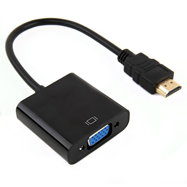 Kaapeli - HDMI-VGA-sovitin Musta