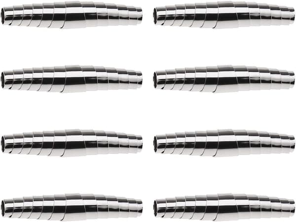 8-pack rostfria volymsaxfjädrar 2,3\" trädgårdssax