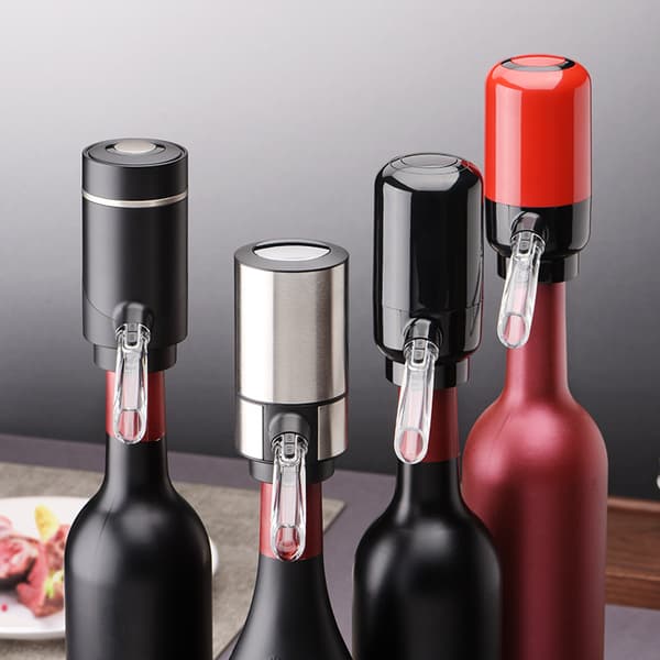 Elektrisk vinluftare, vinpump, automatisk vinservering