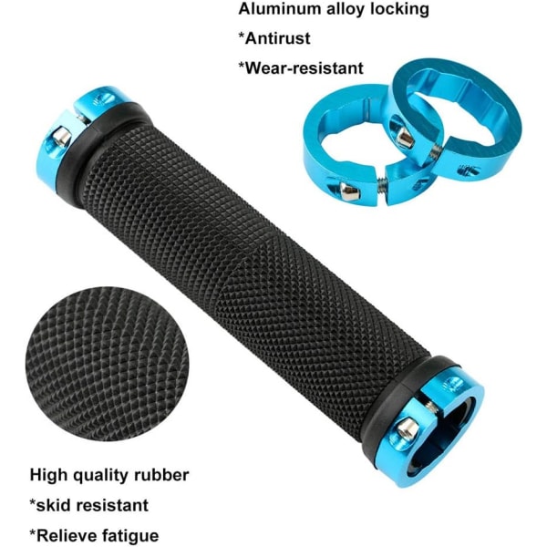 1 par premium sykkelgrep, ergonomiske sykkelgrep, sklisikre Ru