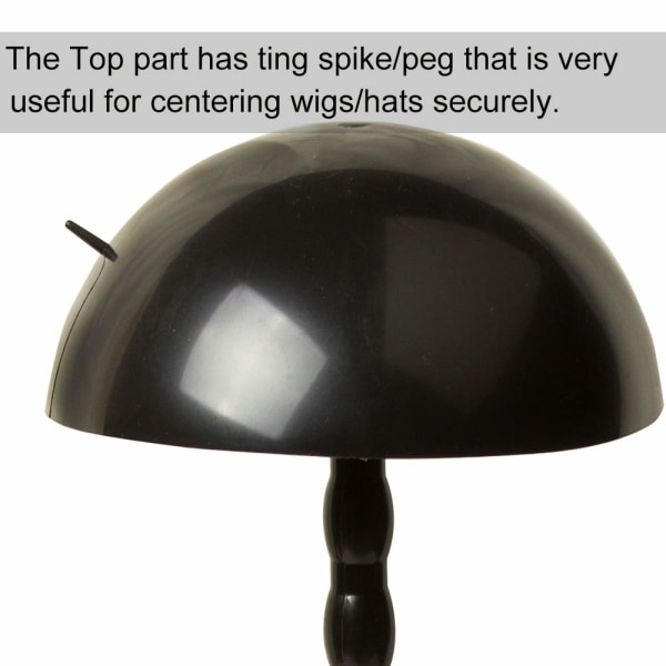 Parykkstativ Plastic Hat Display Parykkhodeholdere Mannequin Head/Sta