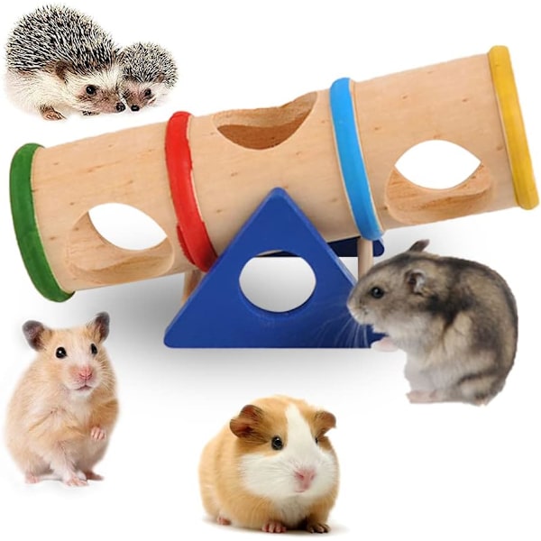Tunnel för smådjur, gnagar, hamster, iller