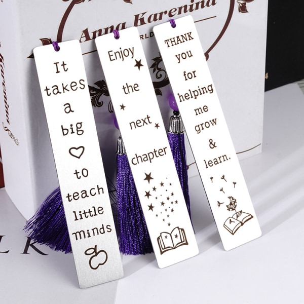 3 kpl opettajan kirjanmerkit Kiitoslahjat Opiskelijan kirjanmerkit Kiitos
