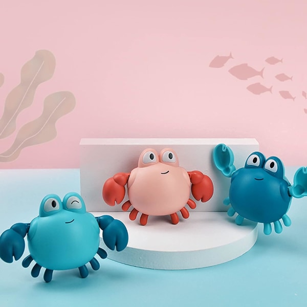 Badefjollegetøj til småbørn, søde badelegetøj i form af krabber til babyer