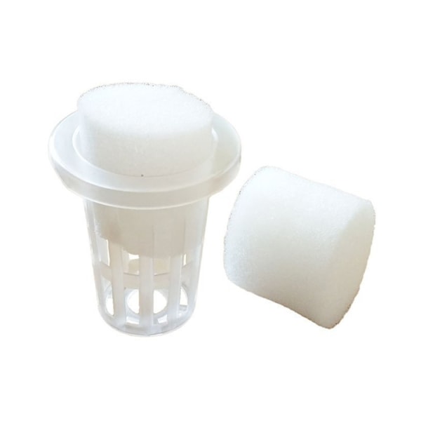 10 stk. 60mm Hydroponics Net Pot Mesh Kurv Børnehave Bomuld Planti