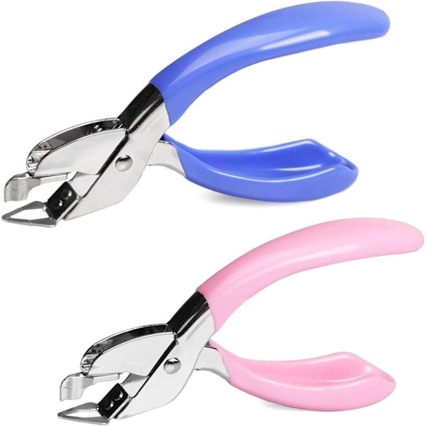 2 stk stiftemaskin med gummigrep, effektiv stiftemaskin,