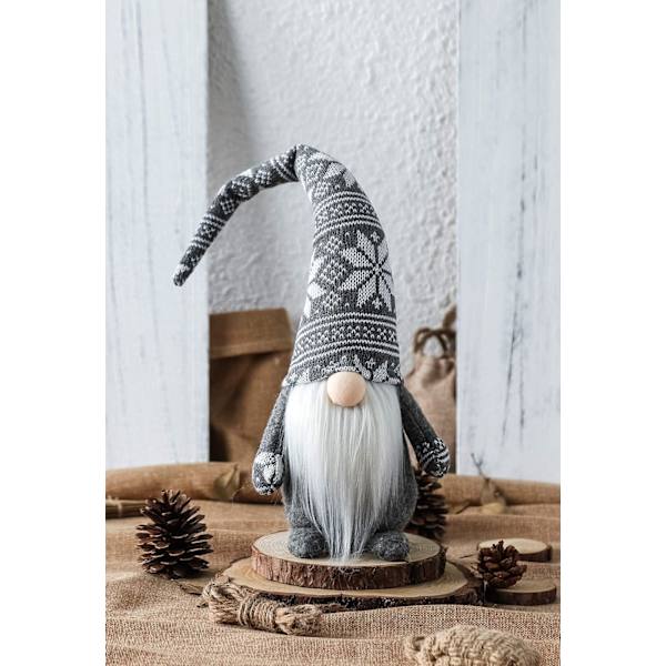 Loma-tonttu, käsintehty ruotsalainen Tomte, joulupukki-koriste tai
