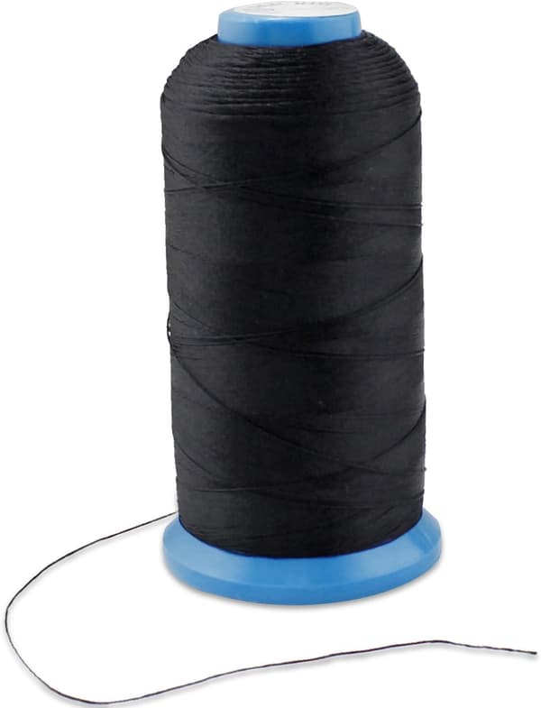 Heavy Duty Nylon Overlock Sytråd (Sort)