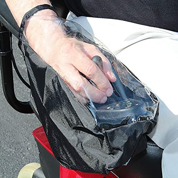 Armstödsskydd för elektrisk rullstol, slitstarkt, transparent, regn