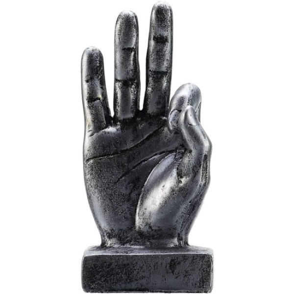 Handgest statyer för bord Fingrar Skulptur Kreativ