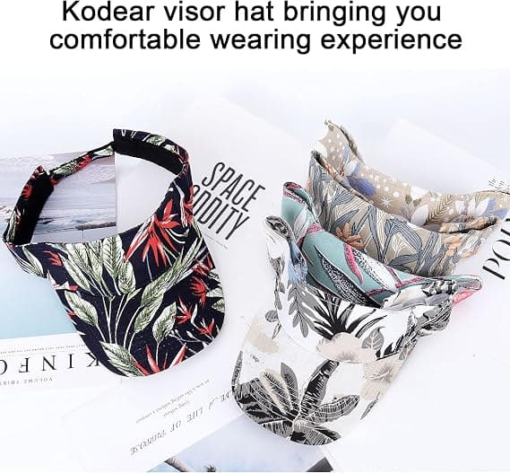Visor Cap Kvinner - Golf Cap, Visors Sol Cap Justerbar Menn Sport H