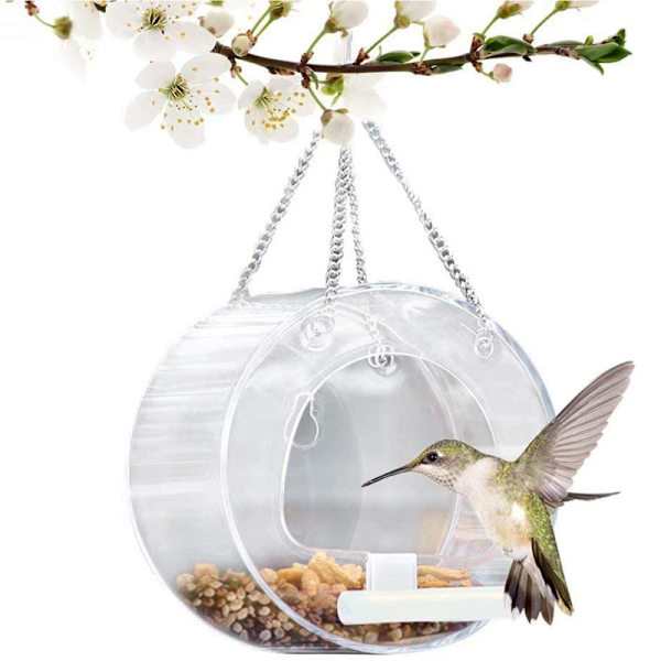 Fågelmatare, Akryldispenser, Hängande, För Fönster, 12,7cm*7,5cm