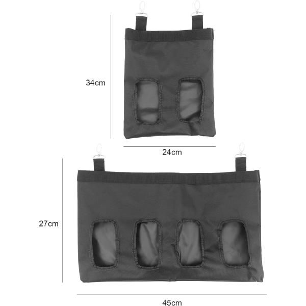 2 st höpåsar kaninmatare höställ hö nät för dvärgkanin