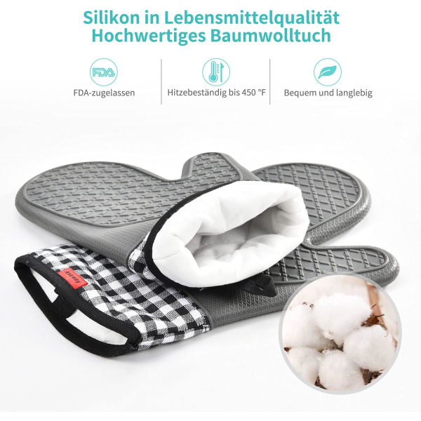 Uuninlämpöiset, lämmönkestävät, liukumattomat silikoniuuninlämpöiset, kattilanpidike