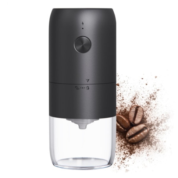 Bærbar elektrisk kaffekværn, kompakt kværn automatisk kaffeb