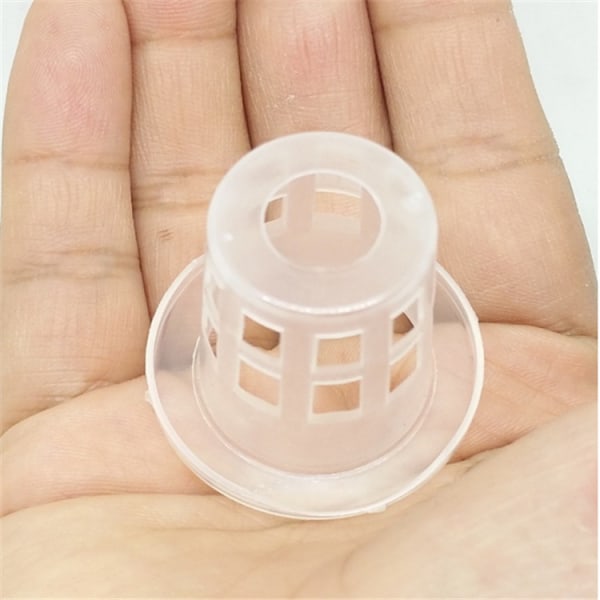 10 stk. 60mm Hydroponics Net Pot Mesh Kurv Børnehave Bomuld Planti