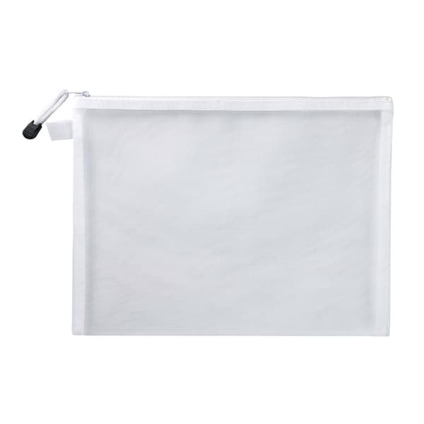 9\"x 12\", 5 stk., Plastik Mesh Lynlåspose Dokumentmapper Taske Zip