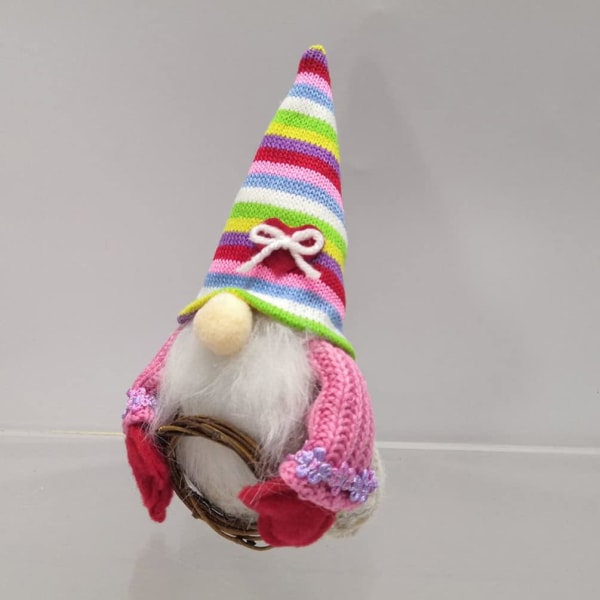 1 stk (A) Svensk Tomte Juledukke Elf Plysjdukke: Xmas GNOME D