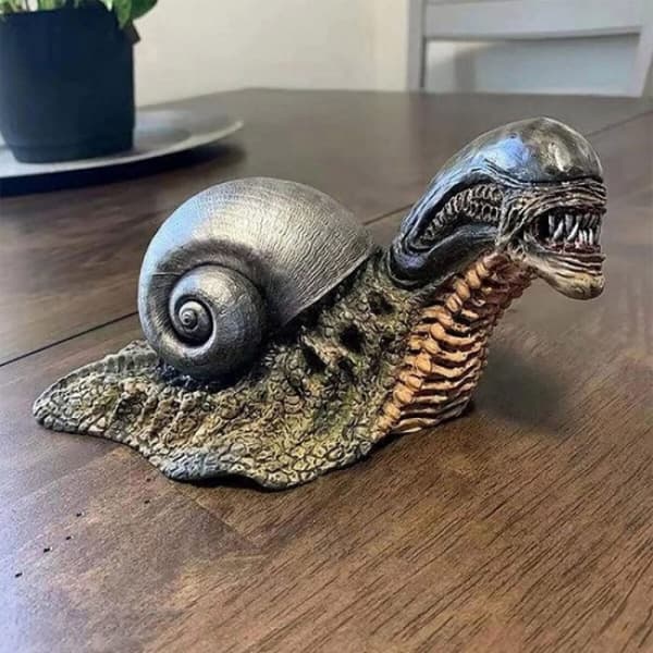 Aliens Snegl Statue Figur Statuer Model, Rød