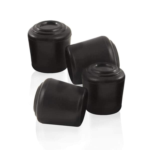 10 st möbelbensskydd i gummi, 13 mm, halkfria