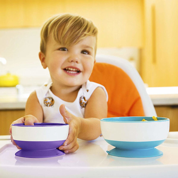 Sugkopp med sugpropp, lila, grön och blå, 3-pack