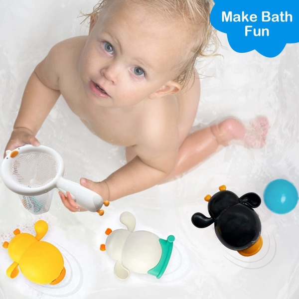 Baby Shower Leksaker, Flytande Clockwork Duck Bad Leksaker, För 1-3 år