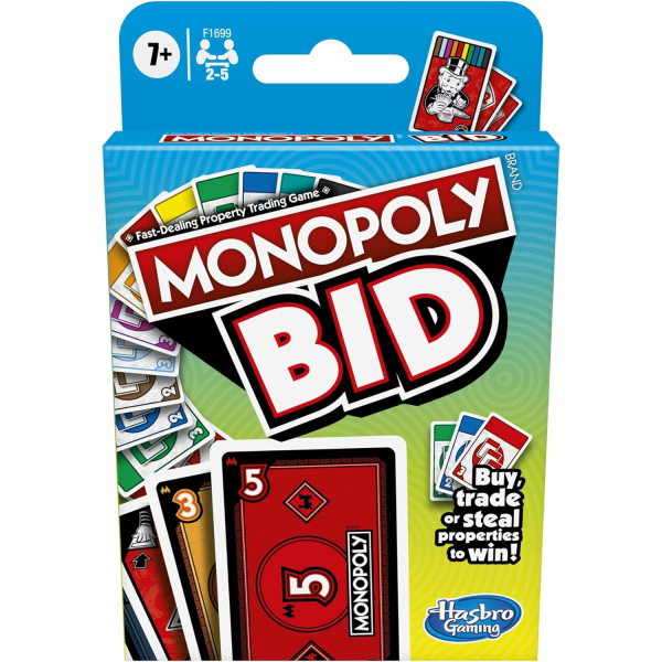 Monopolihuutokauppapeli, Quick Play -korttipeli 4 pelaajalle, Peli f