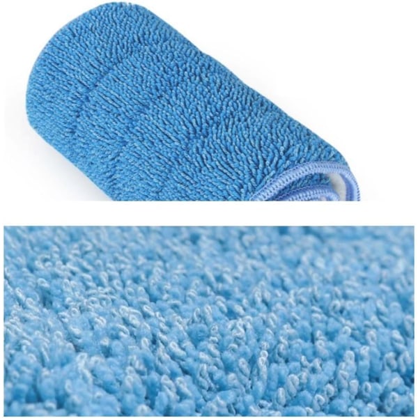 Mikrofiber moppeklud, udskiftning rengøringspuder, våd og tør moppe
