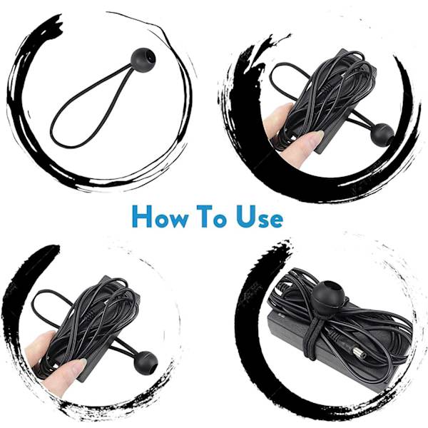 16 kpl Tarp Bungee Ball Bungee Bungee Bungee Kumi Bungee Naru