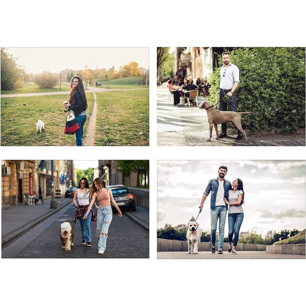 5m Retractable Dog Leash, Telescopic Traction Rope with Non-Slip