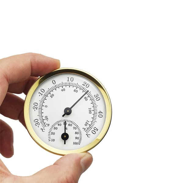 Indendørs Analog Fugtighed Temperatur Meter Måler Termometer Hygr