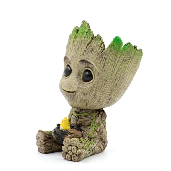 Baby Groot -kukka- ja kynäteline - Toimintahahmo kasveista ja kynistä Cl