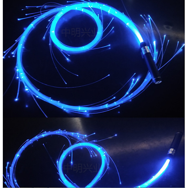 LED-fiberoptisk piska dansutrymme piska superljus ljuseffekt