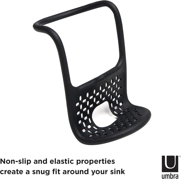Sling Caddy. Sling svampeholder. Blød plast. Farve sort. Størrelse