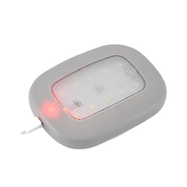 1 st vit biltakslampa USB-laddningsbar