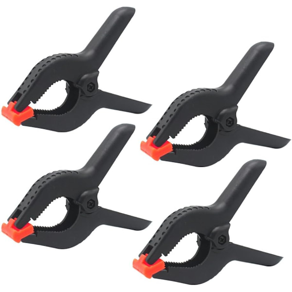 4 st 4,5 tums klämmor Universal Clips för Studio Papper Muslin Bac
