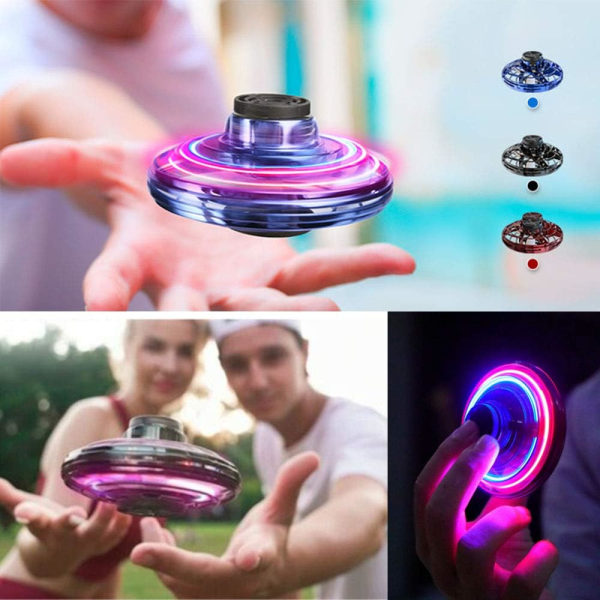 Flynova UFO Fingertip Upgrade Flight Gyro Flying Spinner Decompre