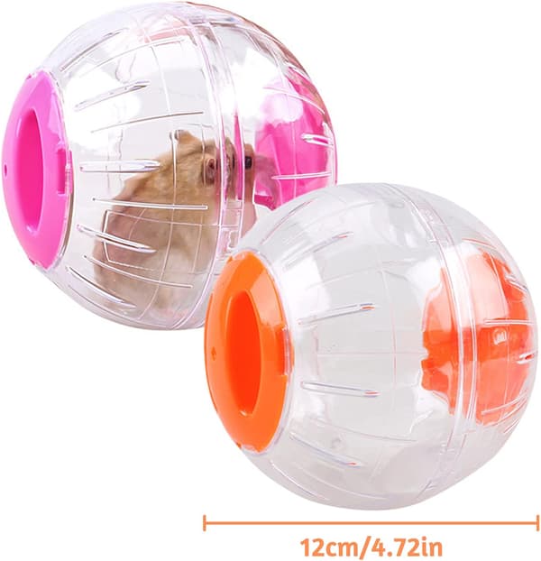 Hamster träningsboll 2 st träningsboll för hamstrar plastgerbil