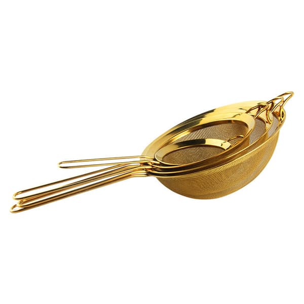 Silsett i rustfritt stål med fine masker – Premium 304 rustfritt stål – 10 cm, 15 cm