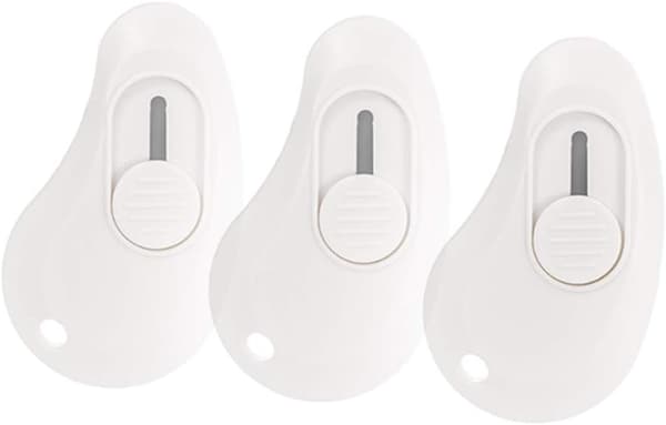 3 st Mini Cutter Bärbar Liten Box Cutter Auto - Fjäder Kuvert