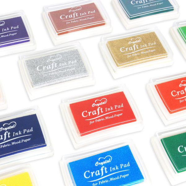 Craft Ink Pad Stamp Partner DIY Farve, 15 Farve Craft Ink Pads til