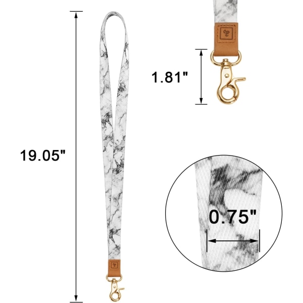 Lanyard til nøgle, cool halsrem nøglering holder