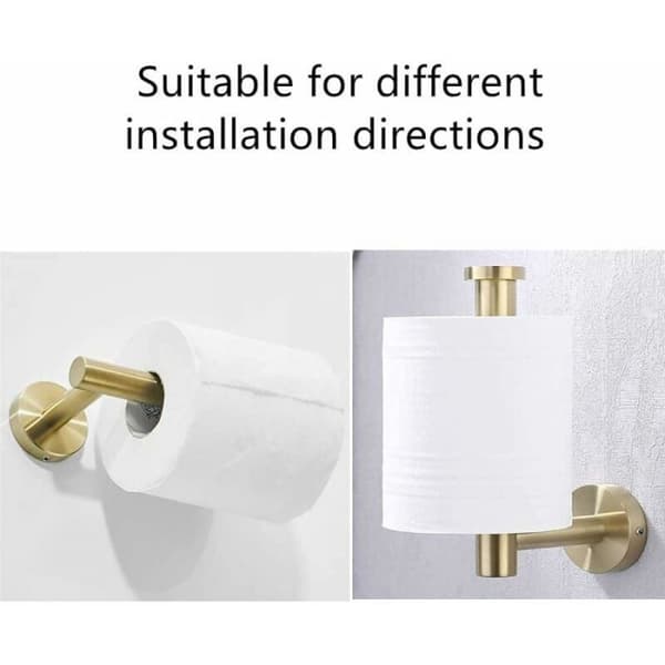 304 Rustfrit Stål Toiletpapirholder Vægmontering Toiletpapirholder