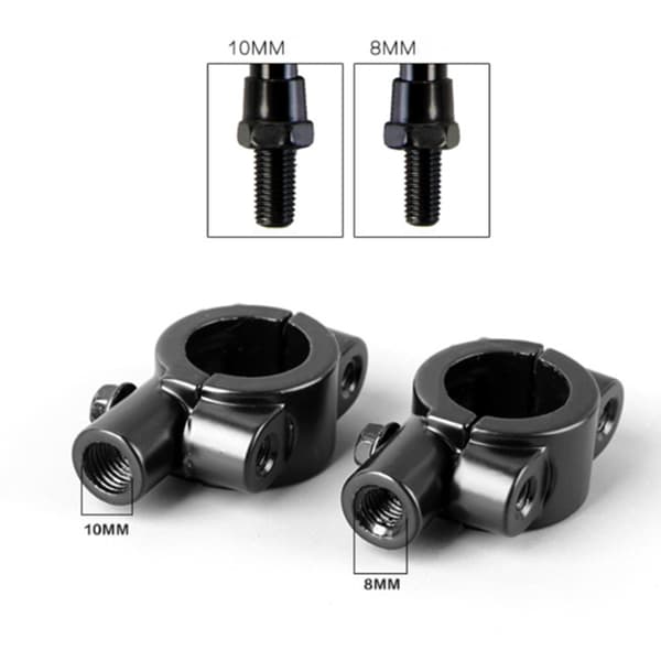 2 st motorcykelstyrespegelstöd, universell 7/8 \"8mm hand
