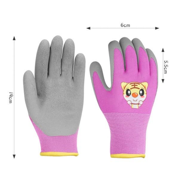 3 par latex havehandsker til børn i alderen 3 til 5 år