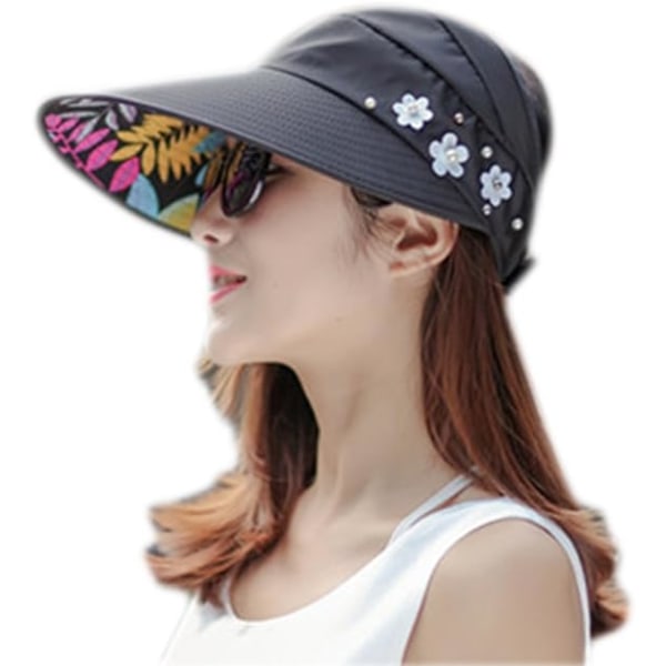 Naisten aurinkosuojalippikset hengittävä taitettava baseball- cap Summer Anti