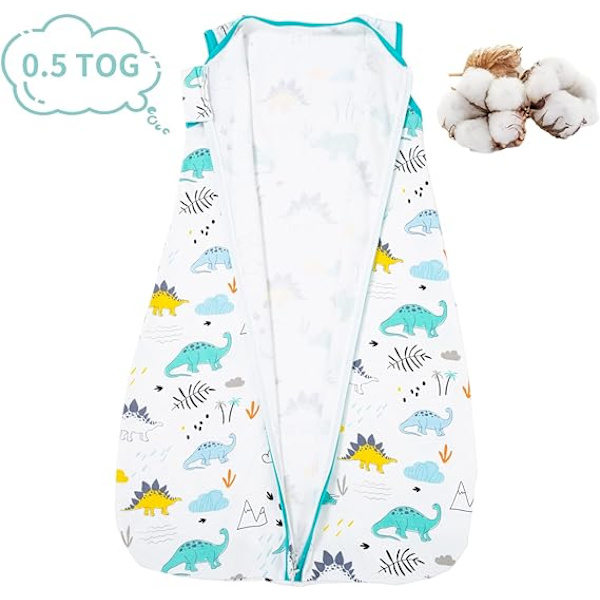 Baby Wearable Blanket Unisex 100% Bomull Hudvennlig Myk Pustende