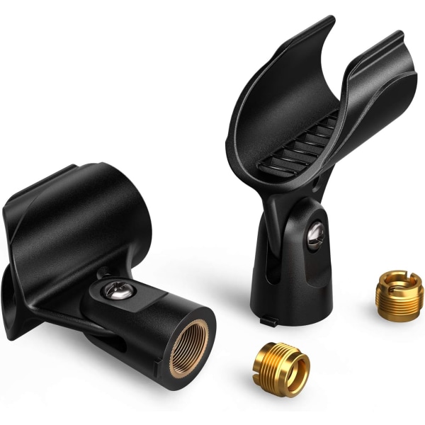 2-pakks mikrofonstativ med 5/8\" hann til 3/8\" hunn adapter, Au